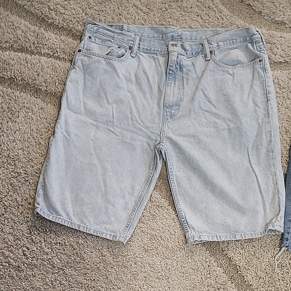 Levi's Men's Light Blue Jean Shorts
